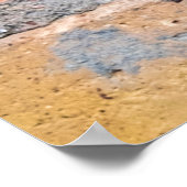 Old brick wall texture backgroundarchitectuur, bac poster (Hoek)