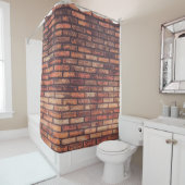old brick wall texture backgroundbackground,hipste douchegordijn (In situ)