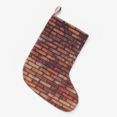 old brick wall texture backgroundbackground,hipste kleine kerstsok (Voorkant (Hangend))