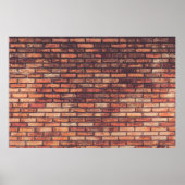 old brick wall texture backgroundbackground,hipste poster (Voorkant)