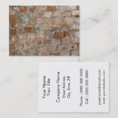 Old Brick Wall Visitekaartje (Voorkant / Achterkant)