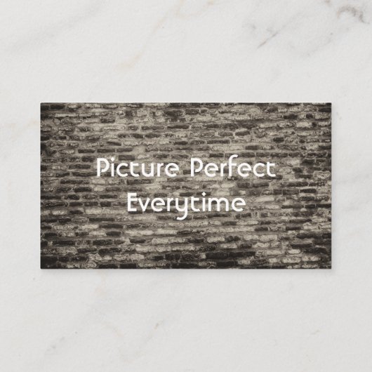 Old Brick Wall Visitekaartje (Achterkant)
