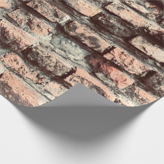Old bricks Waalse background,block,brick,brown,old Cadeaupapier (Hoek)