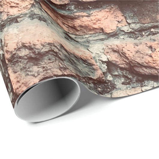 Old bricks Waalse background,block,brick,brown,old Cadeaupapier (Rol Hoek)