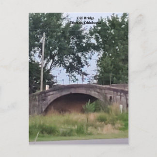 Old Bridge Durant, Oklahoma Briefkaart