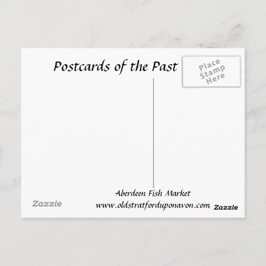 Old Briefkaart - Aberdeen, Schotland (Achterkant)