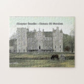 Old Briefkaart Aboyne Castle - Scottish Gordon Cla Legpuzzel (Horizontaal)