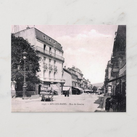 Old Briefkaart - Aix-les-Bains, Frankrijk (Voorkant)