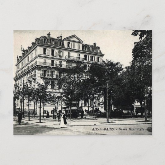Old Briefkaart - Aix-les-Bains, Frankrijk (Voorkant)
