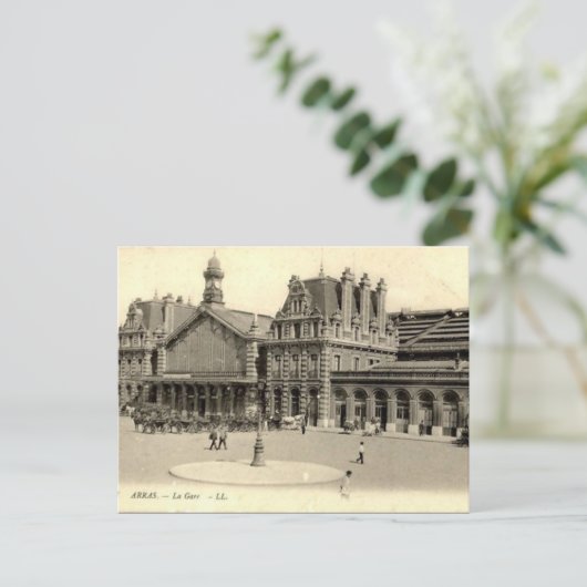 Old Briefkaart - Arras, Pas-de-Calais, Frankrijk (Staand voorkant)