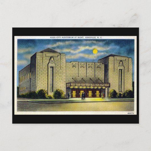 Old Briefkaart - Asheville, North Carolina, Vereni (Voorkant)