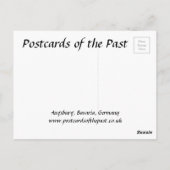 Old Briefkaart - Augsburg, Beieren, Duitsland (Achterkant)