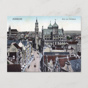 Old Briefkaart - Augsburg, Duitsland