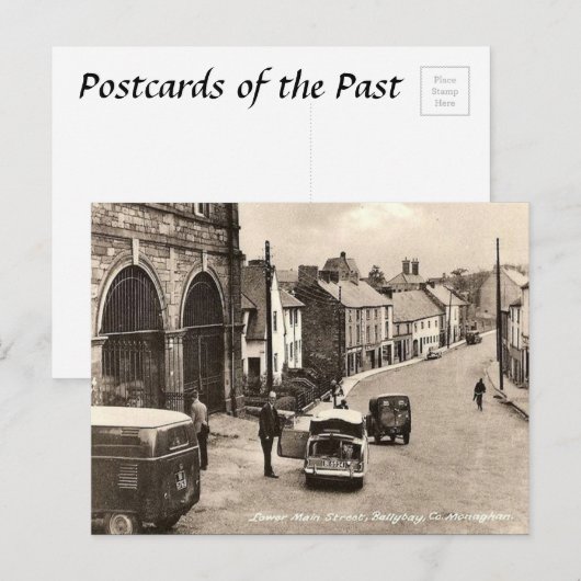 Old Briefkaart - Ballybay, Co Monaghan, Ierland.. (Voorkant / Achterkant)