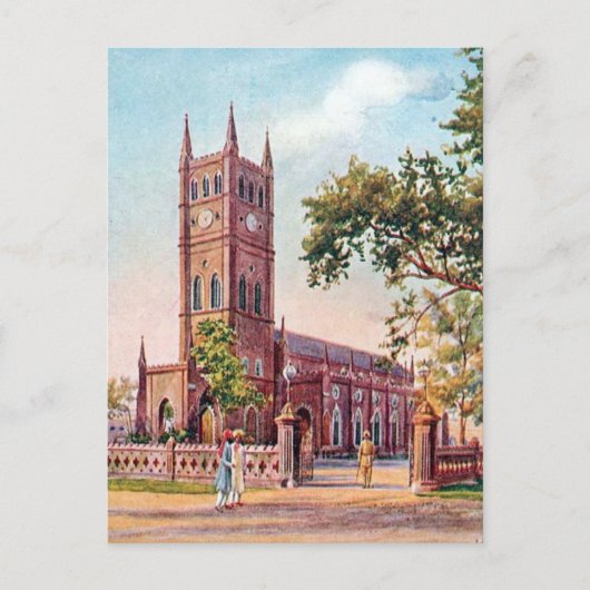 Old Briefkaart - Bangalore (Bengaluru), India. (Voorkant)