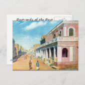 Old Briefkaart - Bangalore (Bengaluru), India. (Voorkant / Achterkant)