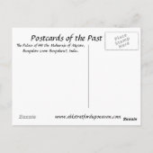 Old Briefkaart, Bangalore (Bengaluru), India Briefkaart (Achterkant)