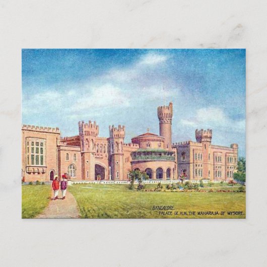 Old Briefkaart, Bangalore (Bengaluru), India Briefkaart (Voorkant)