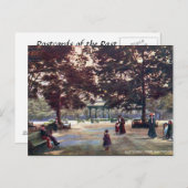 Old Briefkaart - Battersea Park, Londen (Voorkant / Achterkant)