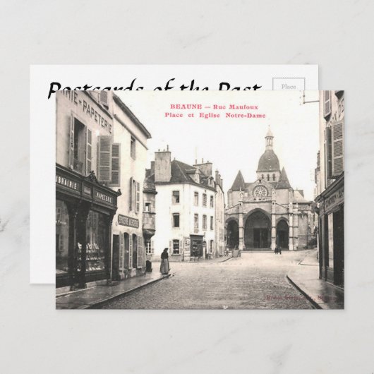 Old Briefkaart - Beaune, Côte d'Or, Frankrijk (Voorkant / Achterkant)