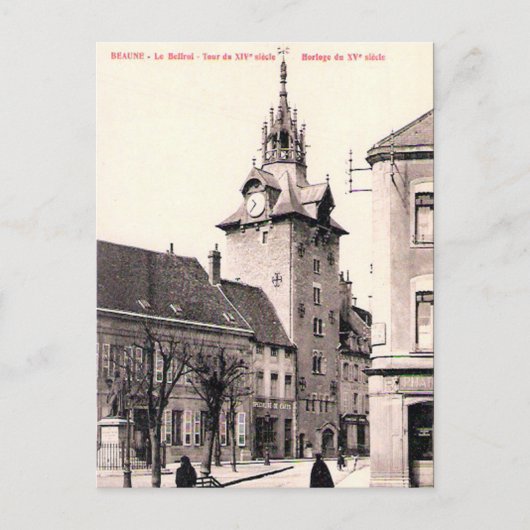 Old Briefkaart - Beaune, Côte d'Or, Frankrijk (Voorkant)