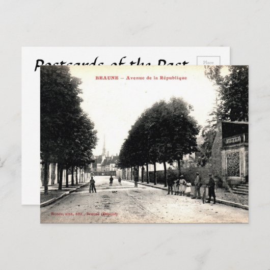 Old Briefkaart - Beaune, Côte d'Or, Frankrijk (Voorkant / Achterkant)