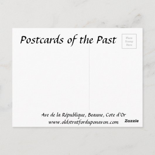 Old Briefkaart - Beaune, Côte d'Or, Frankrijk (Achterkant)