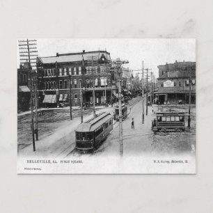 Old Briefkaart - Belleville, Illinois, Verenigde S