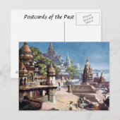 Old Briefkaart - Benares (Varanasi), India (Voorkant / Achterkant)