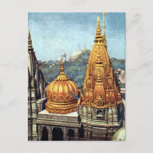 Old Briefkaart - Benares (Varanasi), India (Voorkant)