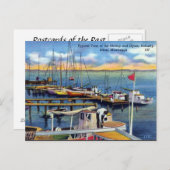 Old Briefkaart - Biloxi, Mississippi, Verenigde St (Voorkant / Achterkant)