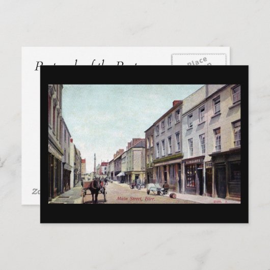 Old Briefkaart - Birr, Co Offaly, Ierland (Voorkant / Achterkant)