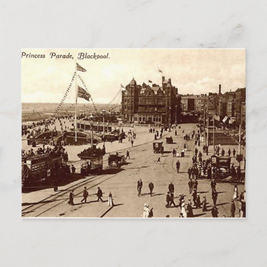 Old Briefkaart, Blackpool Briefkaart (Voorkant)