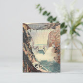 Old Briefkaart - Boulder Dam, Nevada/Arizona, Vere (Staand voorkant)