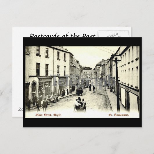 Old Briefkaart - Boyle, Co Roscommon, Ierland (Voorkant / Achterkant)