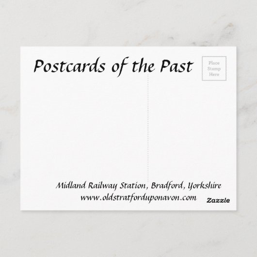 Old Briefkaart - Bradford, Yorkshire (Achterkant)