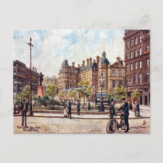 Old Briefkaart - Bradford, Yorkshire (Voorkant)