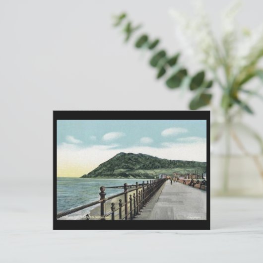 Old Briefkaart - Bray, Co Wicklow, Ierland (Staand voorkant)