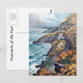 Old Briefkaart - Bray Head, Co Wicklow, Ierland (Voorkant / Achterkant)