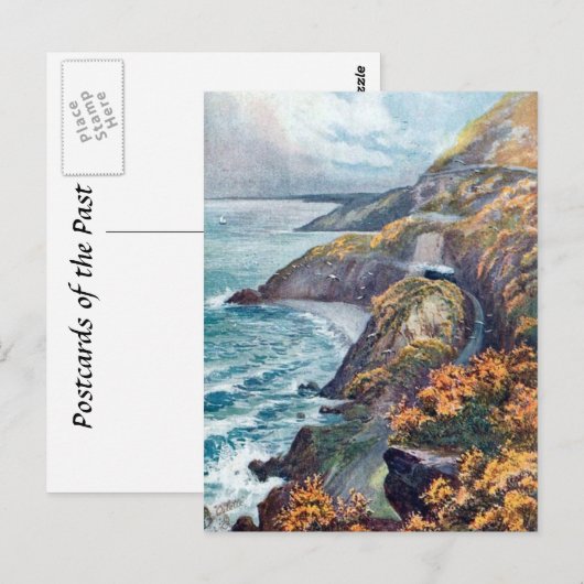 Old Briefkaart - Bray Head, Co Wicklow, Ierland (Voorkant / Achterkant)