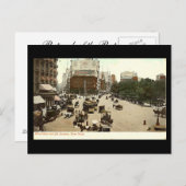 Old Briefkaart, Broadway & 5th Ave, New York City Briefkaart (Voorkant / Achterkant)