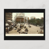 Old Briefkaart, Broadway & 5th Ave, New York City Briefkaart (Voorkant)