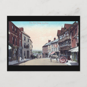 Old Briefkaart - Bull Ring, Ludlow, Shropshire