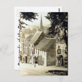 Old Briefkaart - Burford, Oxfordshire, Engeland (Voorkant / Achterkant)