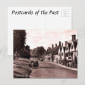 Old Briefkaart - Burford, Oxfordshire, Engeland (Voorkant / Achterkant)