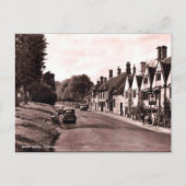 Old Briefkaart - Burford, Oxfordshire, Engeland (Voorkant)