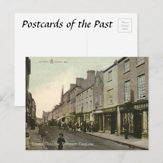 Old Briefkaart - Carlow, Ierland (Voorkant / Achterkant)