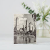 Old Briefkaart - Central Park, New York City (Staand voorkant)