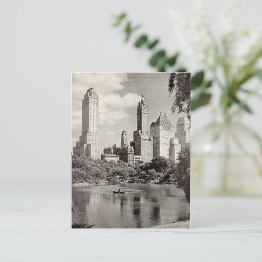 Old Briefkaart - Central Park, New York City (Staand voorkant)