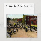 Old Briefkaart - Cherryvale, Kansas, Verenigde Sta (Voorkant / Achterkant)